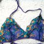 3pcs price can mix color purple with flower lace bikini lingerie with g-string teddy underwear
