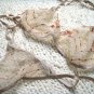 3pcs can mix color light brown with sliver flower lace bikini lingerie with g-string teddy underwear