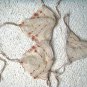 3pcs can mix color light brown with sliver flower lace bikini lingerie with g-string teddy underwear