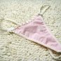 Mix style 5pcs rose ruffle trim pink g-string lady Tback sexy panties good quality sexy underwear