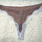 Mix 5pcs soft meshes good elasticity white with brown g-string Tback sexy panties sexy underwear