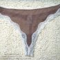 Mix 5pcs soft meshes good elasticity white with brown g-string Tback sexy panties sexy underwear
