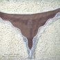 Mix 5pcs soft meshes good elasticity white with brown g-string Tback sexy panties sexy underwear