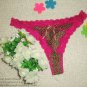 Mix 5pcs good elasticity purple rose trim leopard g-string lady Tback sexy panties sexy underwear