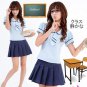 Free shipping student uniform sexy costume