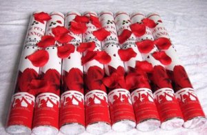 event Party popper ,Revolve wedding papper confetti,rose party popper