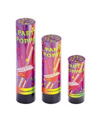 spring party popper, wedding revolve papper confetti, metallic popper confetti