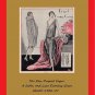 Vintage 1920's Flapper Dressmaking Instructions - The New Draped Vogue Evening Gown