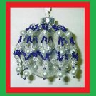 VICTORIAN INSPIRED BEADED CHRISTMAS ORNAMENT COVER PATTERN - TUTORIAL #X-09 - .pdf