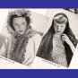 1940's Easy to Make Hats and Accessories - Shawls, Bags, Snoods - 2 Books Crochet Tutorials .pdf