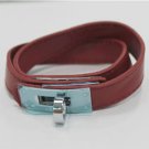 Wholesale Elegant Collier De Chien Bracelet Dark red&White golden