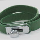 Elegant Collier De Chien Bracelet Bangle Green&White golden