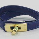 Elegant Collier De Chien Bracelet Bangle Drak Blue&Yellow golden