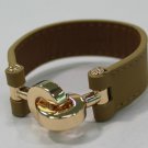 Elegant Collier De Chien Bracelet Bangle Khaki&Yellow golden