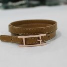 Elegant Collier De Chien Bracelet Bangle Khaki&Yellow golden