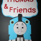 Thomas the tank engine paper pieced die cut