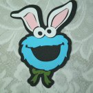 Cookie Monster with bunny ears die cut
