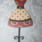 VINTAGE STYLE DRESSFORM/DRESS DIE CUT