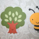 BUMBLE BEE AND TREE DIE CUT