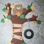 TEAR BEAR IN A TREE HOUSE PAPER PIECING DIE CUT