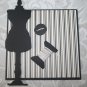 Tim Holt's Dressform/dress die cut photo mat set