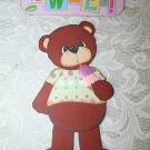 Scrapbooking Paper pieced My Teddy Tales Bear die cut