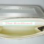 NARAYA GORGEOUS SATIN Off White COSMETIC BAG WITH MIRROR
