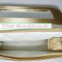 NEW NARAYA GORGEOUS SATIN GOLD COSMETIC BAG WITH MIRROR