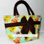NaRaYa- Beautiful Vintage Shoulder Bag Summer & Beach 100% Cotton - Patterns Sunflower