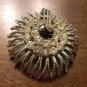 1950's Lovely Circle Rhinestone Brooch