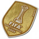 World Champion 2009 Barcelona Gold New Iron On Patch