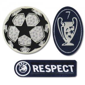 UEFA Set Trophy 7 AC Milan New Iron On Patch