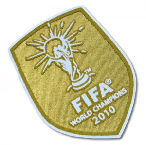 World Champion Spain 2010 Gold New Iron On Patch