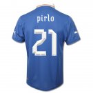 ITALY Home Size XL Andrea PIRLO #21 New Blue 2012-2013