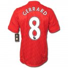 LIVERPOOL Home Size Small Steven GERRARD #8 New Red 2010-2012
