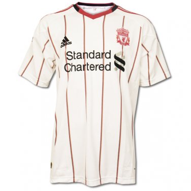LIVERPOOL Away Size XL New White 2010-2011
