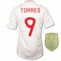 SPAIN Away Size M TORRES #9 +World Champions Patch New White 2011