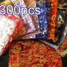 Mixed Colorful 4.7x3.5inch(12x9cm) Organza Bag Pouch for Gift Jewelry with Printed Pattern