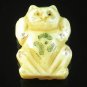 Tibet Yak bone vivid carved lovely cat Pendant IB023