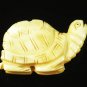 Tibet Yak bone vivid carved chelonian thalassian turtle IB022