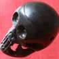 Tibet Yak Bone Hand Carved Yellow Human Skull Cranium Framework IZ06