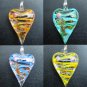 1pcs Glass Lampwork Hand Art Craft Colorful Cheap Flower Jewelry Pendant SC0112-115