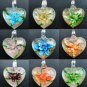1pcs Glass Lampwork Hand Art Craft Colorful Cheap Flower Jewelry Pendant SC0121-132