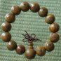 Green Sandalwood Beads(0.5inch) Buddhist Prayer Mala Bracelet