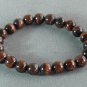 Natural Red Tiger Eye Gemstone Buddhist Mala Bracelet TG21