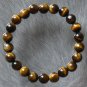Natural Tiger Eye Gemstone Buddhist Mala Bracelet BG21