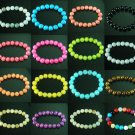 32pcs Tibetan Colorful Mixed Gemstone Stone Fashion Bracelet Chains WZ2