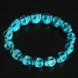 Cool Blue Turquoise Skulls Chain Bracelet for Men Women ZZ209