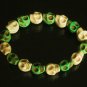 Cool Light Green White Turquoise Skulls Chain Bracelet for Men Women ZZ207