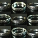 12pcs Chinese Traditional Folk Art Tibet Silver Bangle (Random Design)